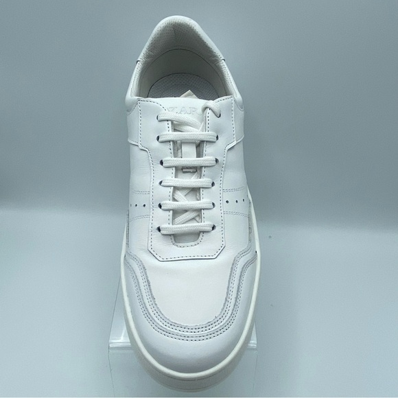 NWT. Zara Women's White Leather Uniform Sneakers. Size 11, 12, 13. - Picture 5 of 15